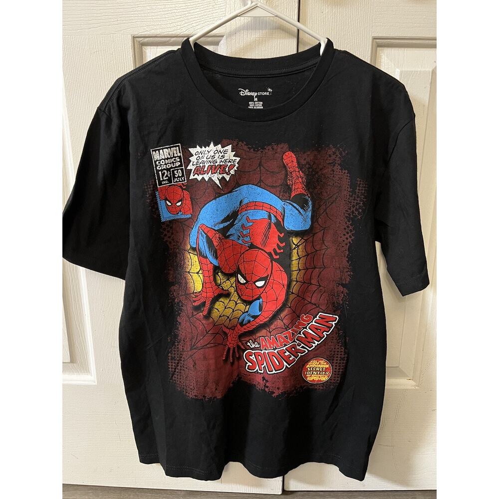 Disney The Amazing Spider-Man Comic Book Shirt - Size Medium